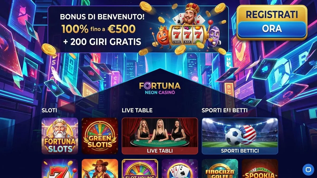 Registrazione con bonus su Vincitu